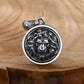 Genuine S925 Sterling Silver Charm Pendants for Women Men New Fashion Relief Lion Head Rotatable Vintage Punk Jewelry Wholesale