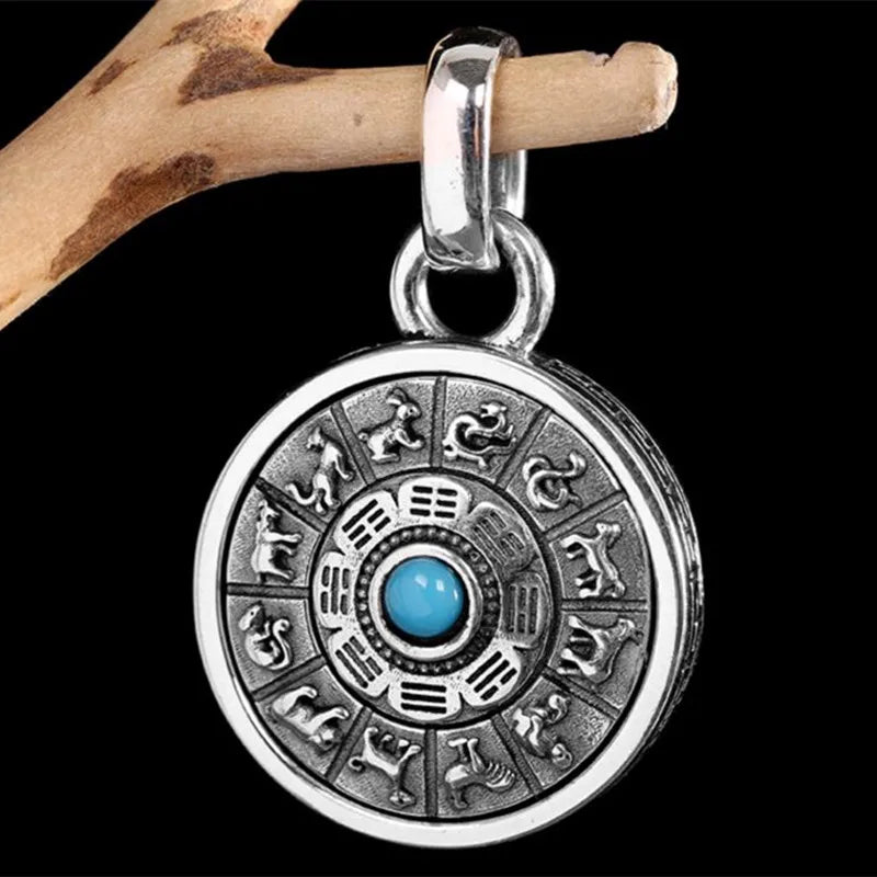 2025 Trend Necklace Pendant Real Sterling Silver 925 Zodiac Signs Vajra Luxury High Quality Jewelry Man Necklace Woman New In P5