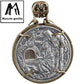 Necklace Pendant 925 Sterling Silver Holy Grail Wandering Coin Knight Sword Drawing Mechanism Women Man Luxury Jewelry 2025 P46