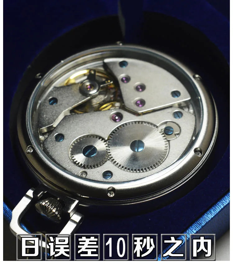 Men's mechanical pocket watch 6497 hand-wound manual mechanical movement niche classic vintage bracelet