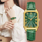 Casual fashion leather belt women's watch light luxury retro women's watch square women's watch high-end luxury
