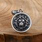 Genuine S925 Sterling Silver Charm Pendants for Women Men New Fashion Relief Lion Head Rotatable Vintage Punk Jewelry Wholesale