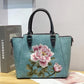 MOTAORA 2025 New Chinese Style Women's Leather Shoulder Bag | Embroidery Flower Handbag