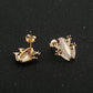 Fashion Small Animal Women's Earrings 14K Gold Plated Retro European and American Style Wholesale Free Shipping
