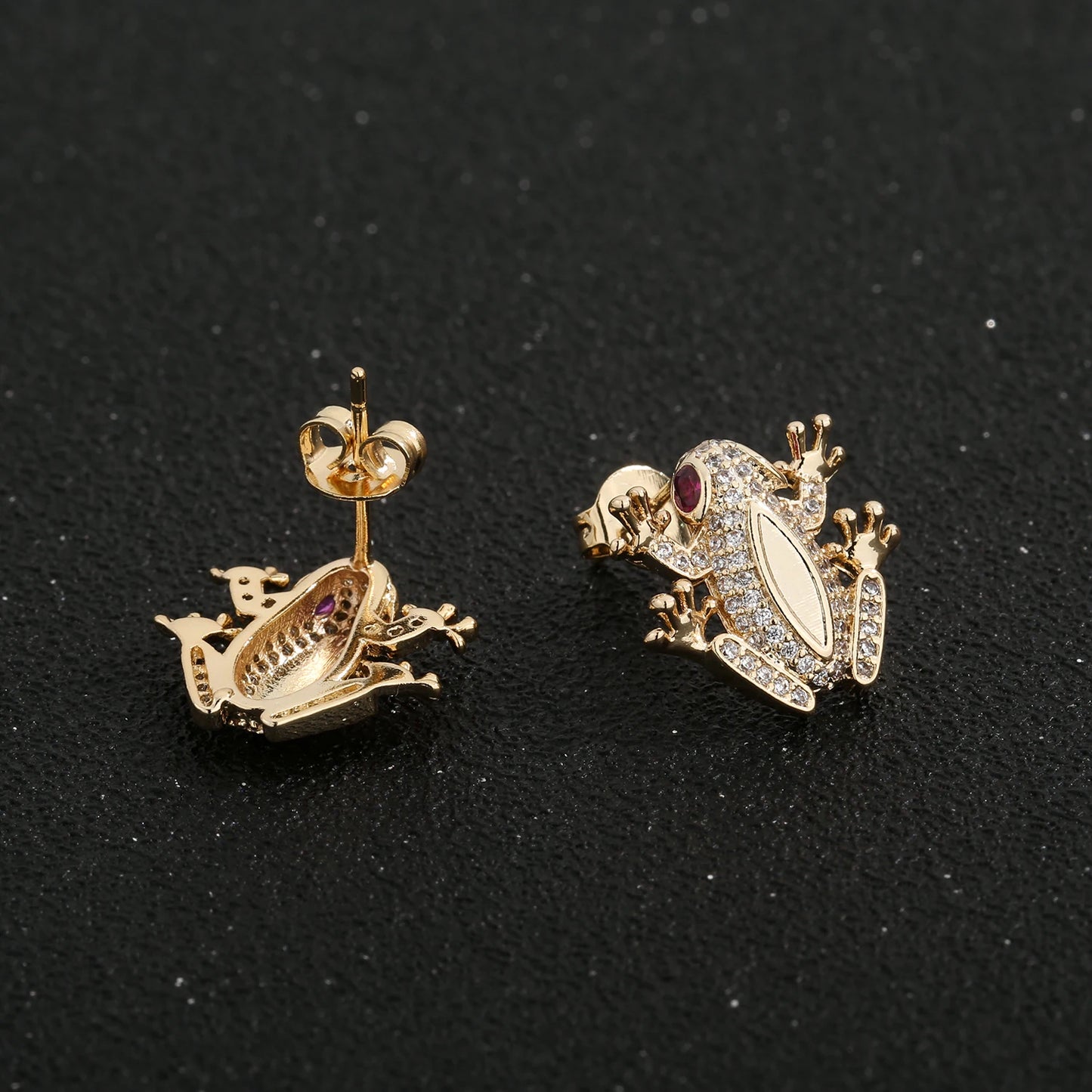 Fashion Small Animal Women's Earrings 14K Gold Plated Retro European and American Style Wholesale Free Shipping