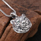 S925 Sterling Silver Charms Pendants for Women Men New Fashion Hollow Retro 3D Tiger Head Zircon Eyes Punk Jewelry Wholesale