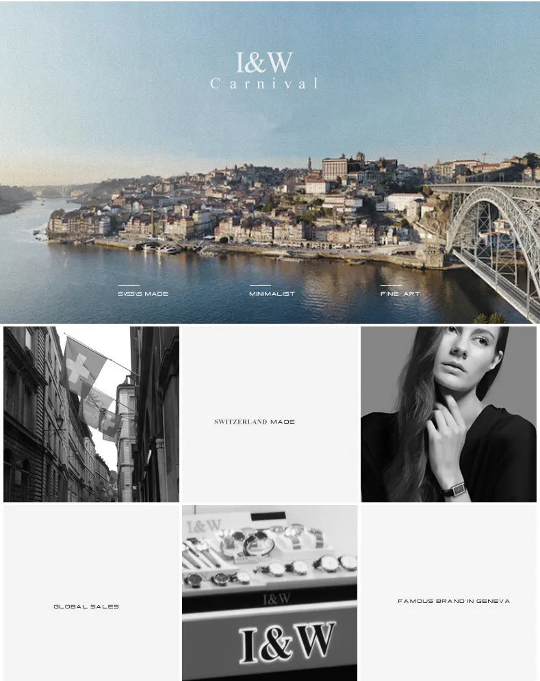 CARNIVAL Fashion Watch for Women Brand Luxury Ladies Square Leather Girls Quartz Wristwatches Waterproof Womens 2025 Reloj Mujer