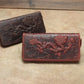 MOTAORA Chinese Style Creative Design Wallet Unisex Retro Embossed Wallets Dragon Pattern Long Men Card Holder Handmade Purse