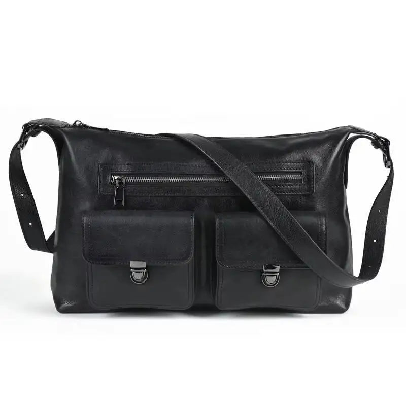 Women's Genuine Leather Underarm Bag Large Capacity Shoulder Bag for Work Commuter Spacious Hobo Bag MOTAORA