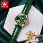 OLEVS Brand Ladies' Watch Fully Automatic Mechanical Watch Fashion Leather Strap 6601