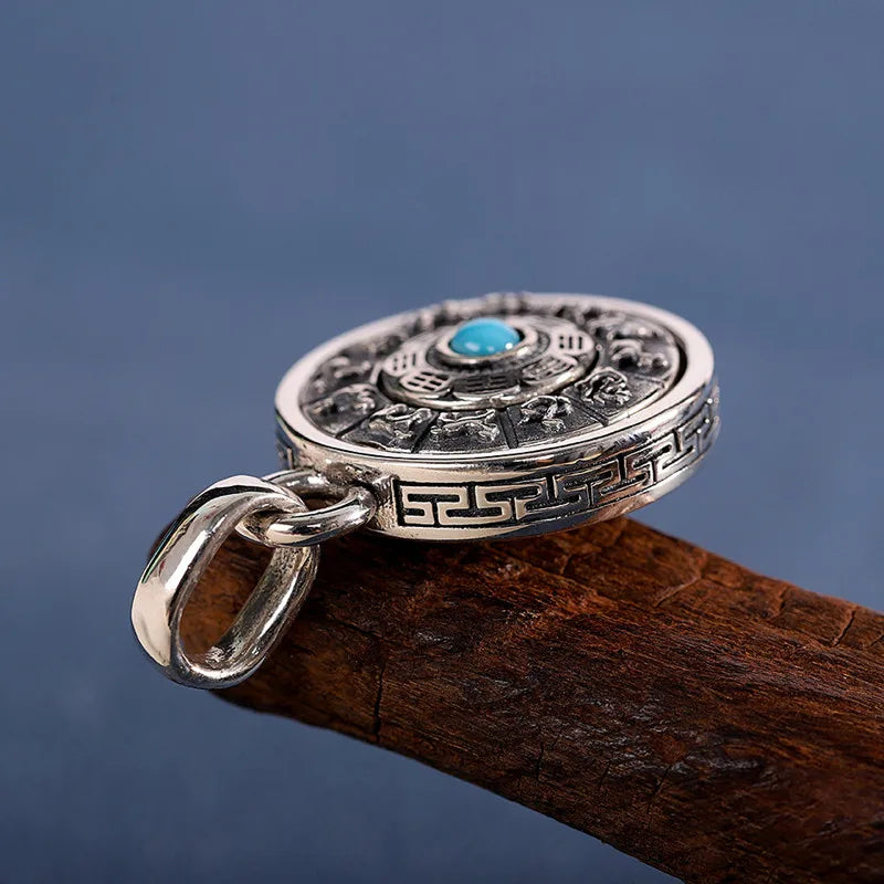 2025 Trend Necklace Pendant Real Sterling Silver 925 Zodiac Signs Vajra Luxury High Quality Jewelry Man Necklace Woman New In P5