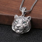 S925 Sterling Silver Charms Pendants for Women Men New Fashion Hollow Retro 3D Tiger Head Zircon Eyes Punk Jewelry Wholesale