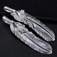 Pendant 100% Sterling Silver 925 Feather Eagle's Claw Luxury Jewellery Woman Man 2025 New Trend High Quality Necklace Pendant P3