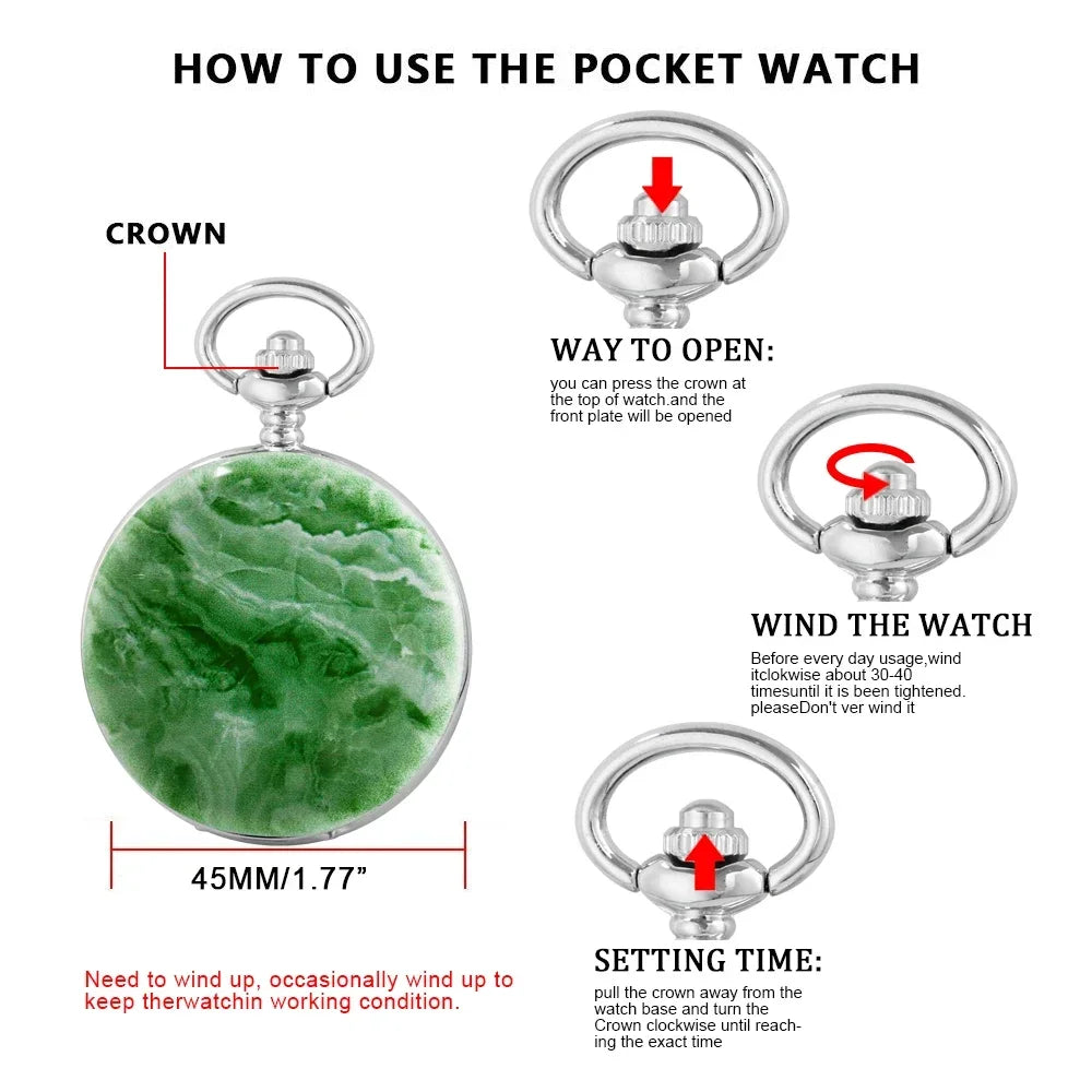 Classic Men's and Women Pocket Watches Birthday Gift Antique Mechanical Pocket Watch Retro Watch PJX1627