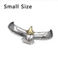 Flying Eagle Wings Real 925 Sterling Silver Necklace Pendant Vintage Fashion Luxury Designer Fine Jewelry Women Men 2025 New P31