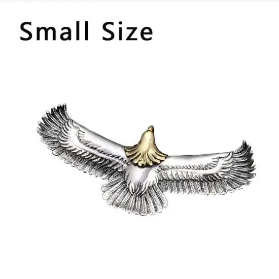 Flying Eagle Wings Real 925 Sterling Silver Necklace Pendant Vintage Fashion Luxury Designer Fine Jewelry Women Men 2025 New P31