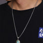 Necklace Pendant Real 925 Sterling Silver Big Natural Turquoise Indian Style Luxury Brand Fine Jewellery Woman Man 2025 Gift P16