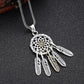 Necklace Pendant Real Sterling Silver 925 Indian Feather Luxury High Quality Jewelry 2025 Trend Man Necklace Woman New In P16