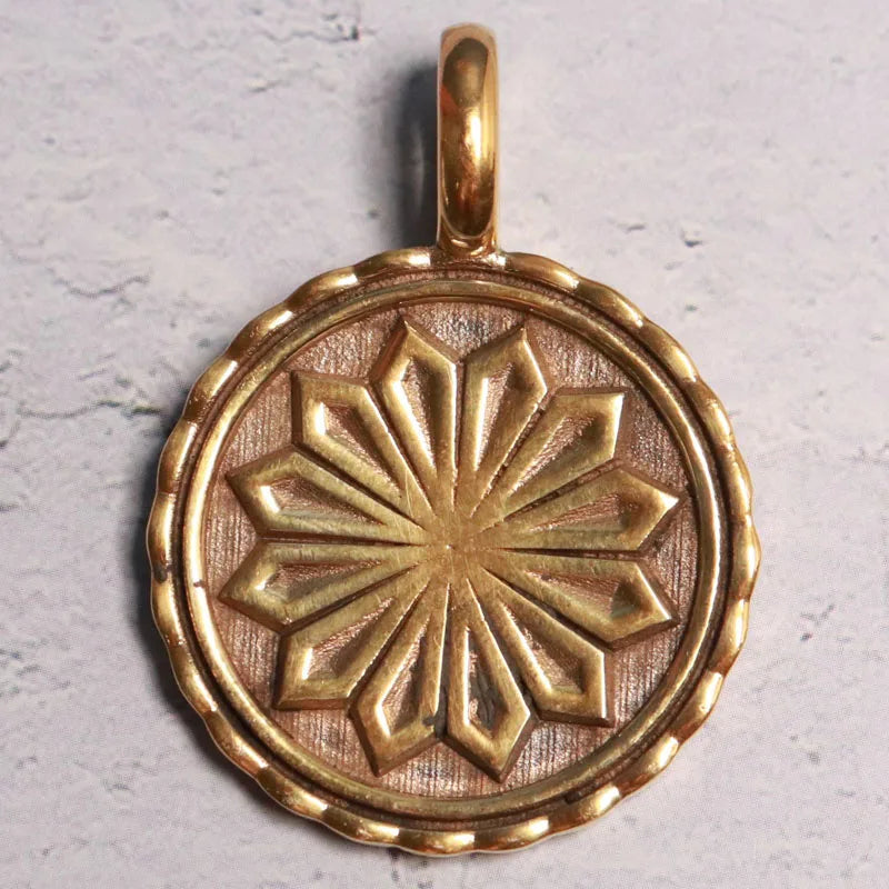 15g Yezidi Lalish Peacock Angel Art Relief Pendant Customized 925 SOLID STERLING Silver High Trendy