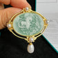 925 Sterling Silver Cameo Charms & Pendant Natural Agate Horse Pendant for Jewelry Making