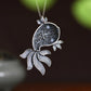 New S925 Silver Retro Vintage Hollowed Out Cute Goldfish Pendant For Ladies Fashionable Lucky Gift