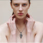 Necklace Pendant Real 925 Sterling Silver Men Women Naked Girl Design Free Leather Rope Chain Vintage Fashion Jewelry 2024 P91
