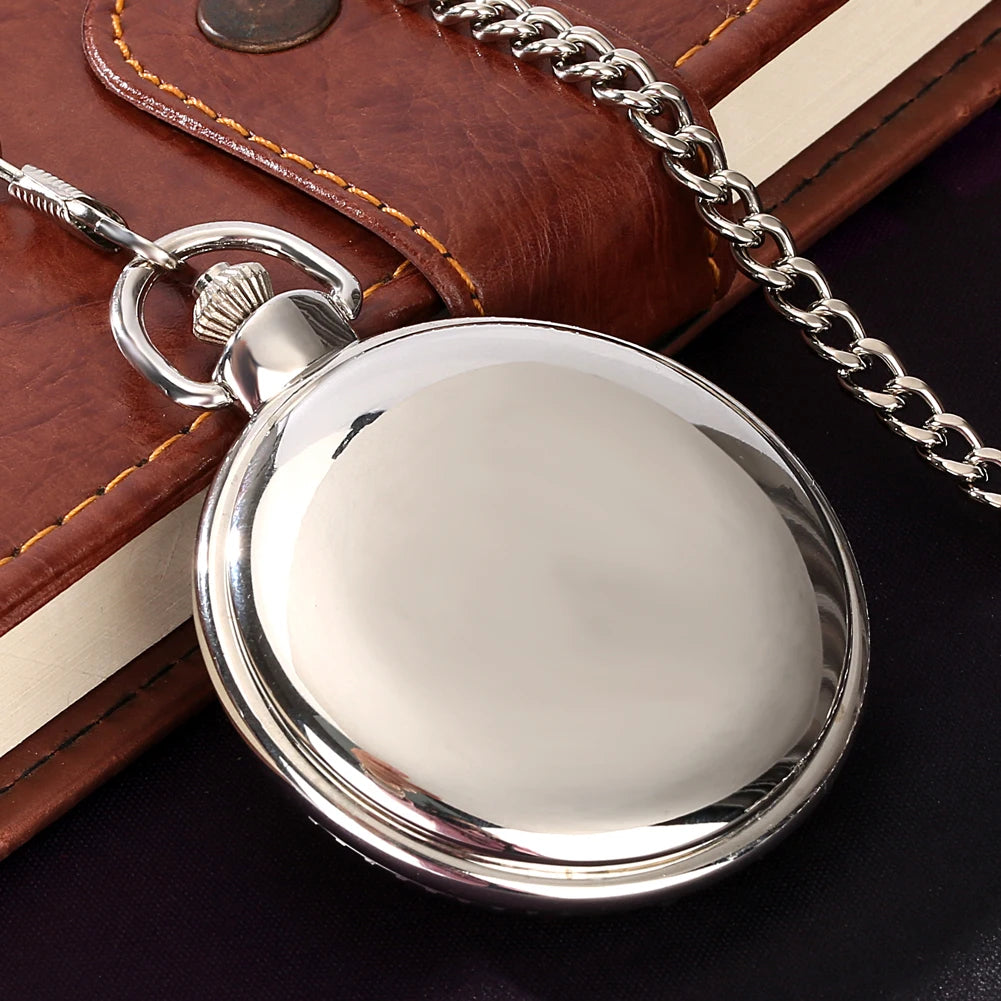 Steampunk Bronze/Gold Freemason Symbol Quartz Pocket Watch Fob Chain Pendant Clock High Grade Antique Pocket Timepiece Gifts