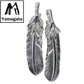 Pendant 100% Sterling Silver 925 Feather Eagle's Claw Luxury Jewellery Woman Man 2025 New Trend High Quality Necklace Pendant P3