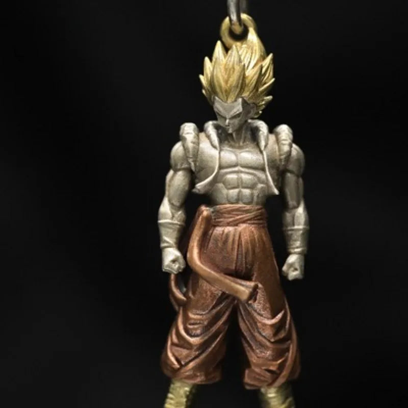 BOCAI New Real S925 Silver Jewelry Original Monkey King Saiyan Pendant Man and Woman Couples Sweater Chain Accessories