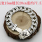 Pure Silver Personalized Versatile Trendy Star Bracelet Men's Bracelet Simple Thai Silver Retro Punk Style Hip Hop Bracelet Deco