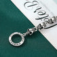 S925 sterling silver bracelet men thick skull heavy industry thai silver retro distressed punk trendystylish jewelry