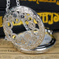Classic Vintage Pinion Hollow Engraved Quartz Pocket Watch Flip White Dial Arabic Numerals Necklace Pendant Clock Jewelry Gift
