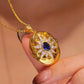 French Vintage Photo Locket Pendant, S925 Silver Long Layering Necklace, Retro Collarbone Chain with Functional Locket, Unique B