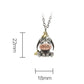 BOCAI New S925 Silver Vintage Cute Cartoon Donkey Pendant Couple Gift