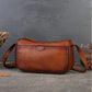 MOTAORA New Handmade Small Cowhide Shoulder Pillow Bag Women Genuine Leather Handbag Purse Retro Genuine Leather Crossbody Bags