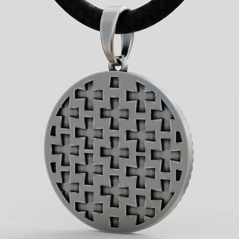 15g Saint George and the Dragon Round Pendant  Customized 925 SOLID STERLING Silver High Trendy