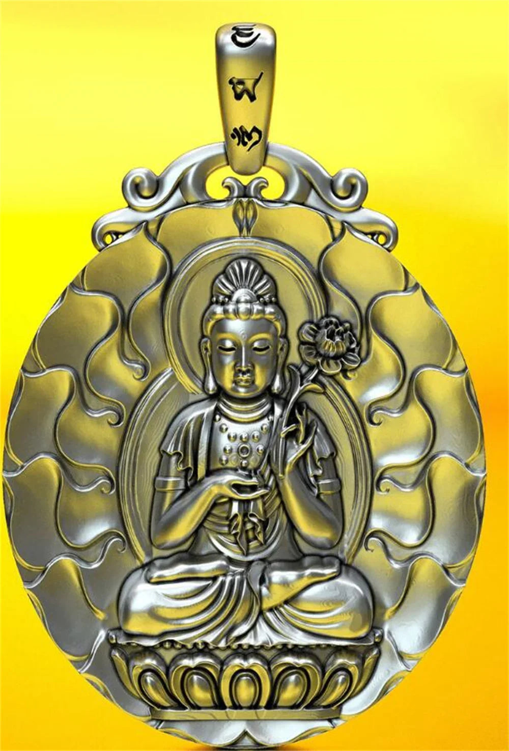 BOCAI S999 Sterling Silver Charms Pendants for Women Men New Fashion Eight Guardian God Zodiac Buddha Amulet Jewelry Wholesale