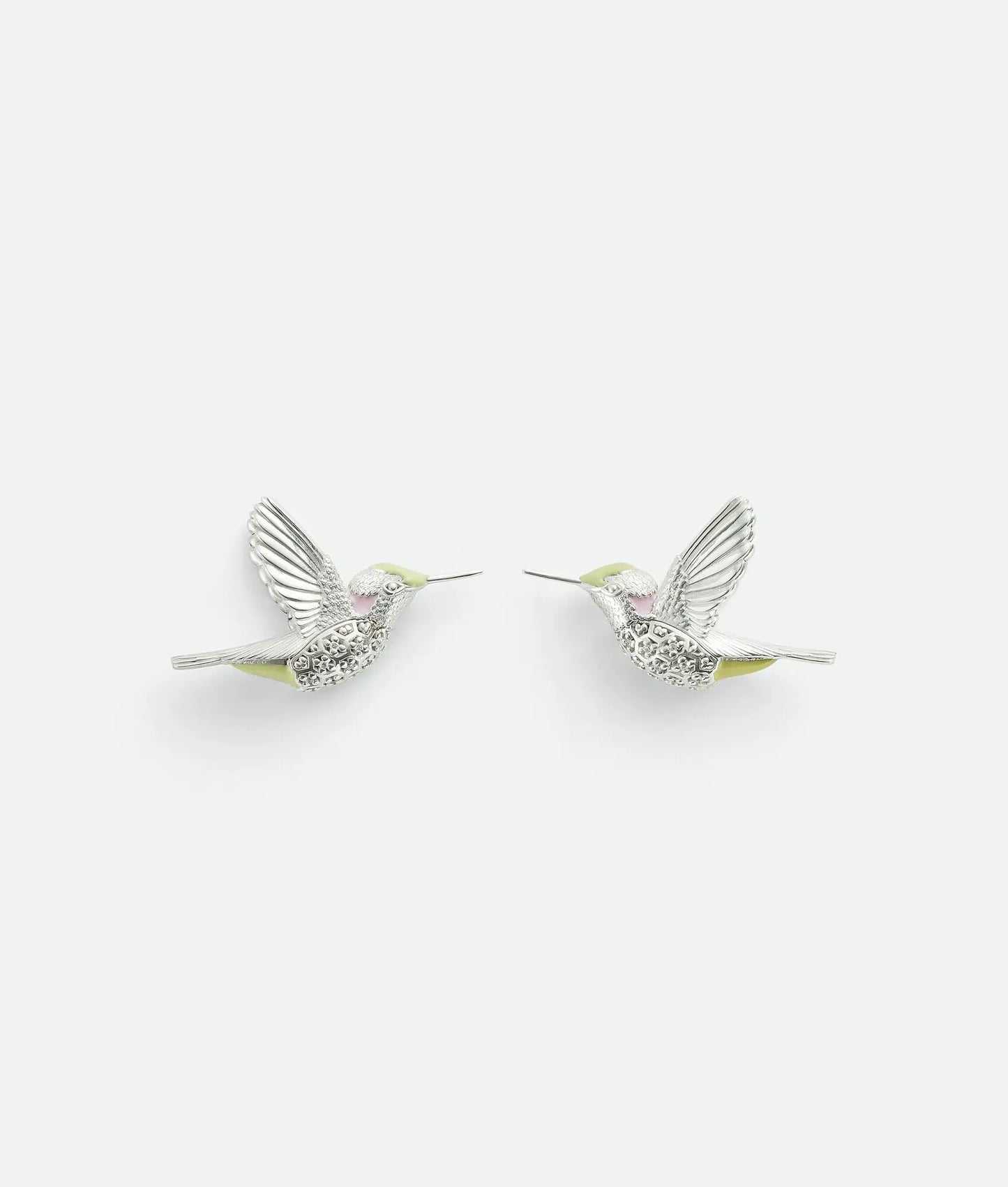 European and American retro new style Feigeo silver and gold diamond stud earrings