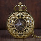 Antique Hand Wind Fob Watch For Men Women Gold Fashion Luxury Vintage Mechanical Pocket Watch Personalised Hollow Skeleton