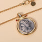 Demeter goddess of fertility vintage coin necklace