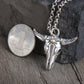 Real s925 Sterling Silver Pendant For Men Retro And Domineering Bull Head Pendant European And American Punk Style Jewelry