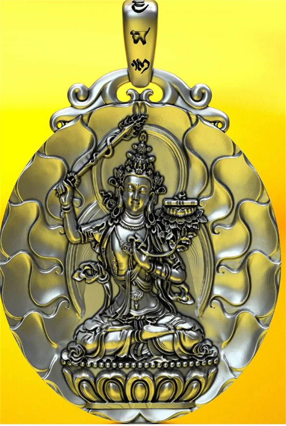 BOCAI S999 Sterling Silver Charms Pendants for Women Men New Fashion Eight Guardian God Zodiac Buddha Amulet Jewelry Wholesale