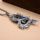 BOCAI S925 Silver Charms Pendants for Women Men Retro 3D Flying Dragon Year of the Loong  Amulet Fashion Jewelry Wholesale