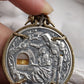 Necklace Pendant 925 Sterling Silver Holy Grail Wandering Coin Knight Sword Drawing Mechanism Women Man Luxury Jewelry 2025 P46