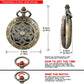 Antique Mechanical Pocket Watch Men Luxury Brand Necklace Pocket & Fob Watches Chain Male Clock PJX1631