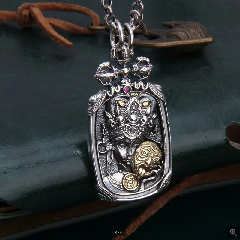 2025 Trend Necklace Pendant 100% Real 925 Sterling Silver Zakirim Amulet Luxury Fine Jewellery Woman Man 2025 Genuine Goods P19