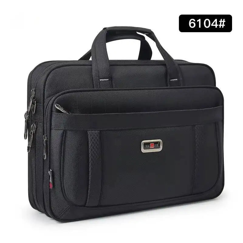 15.6" Laptop Bag Large Capacity Waterproof Business Briefcase Messenger Shoulder Bag for Men Women Travel Work Office Commuter