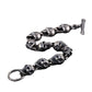 New S925  silver retro craftsmanship three-dimensional skull men's bracelet Thai silver fashion bracelet for men