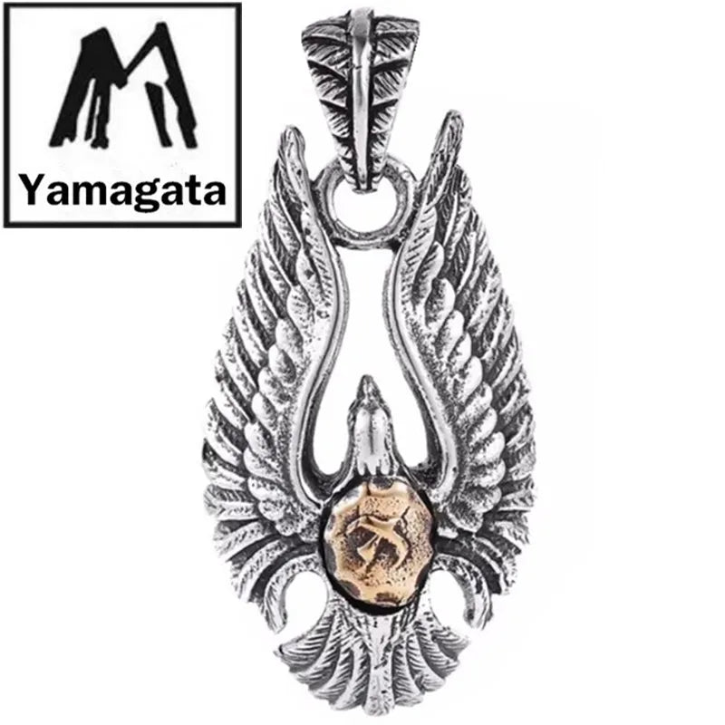 Necklace Pendant Real 925 Sterling Silver Indian Eagle Feathers Luxury Brand Jewelry Woman Man 2025 Envíos Gratis Love Gift P33
