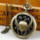 Antique Brass Metal Hollow Carving Quartz Pocket Watch High Quality Neutral Necklace Timing Pendant for Men and Women Gifts